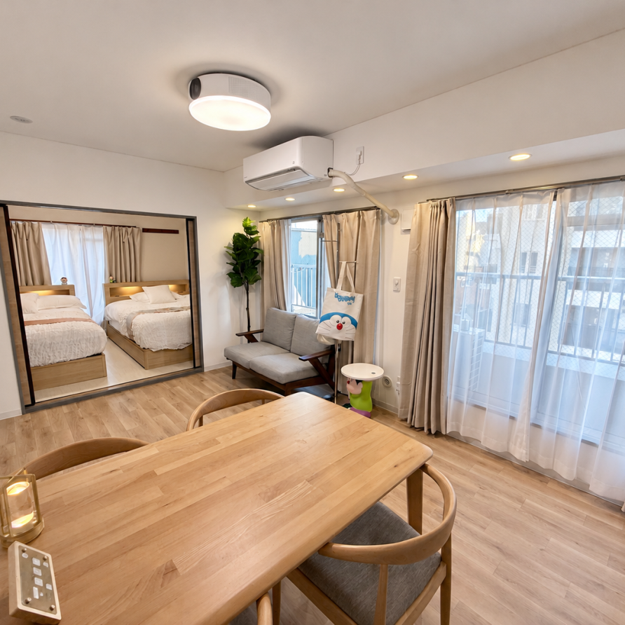Tokyo Asakusa Family Room 601 – 10 Guests